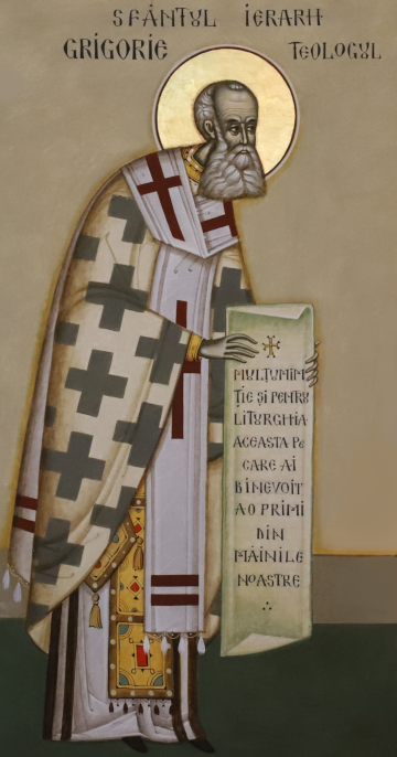 Sf. Ier. Grigorie Teologul, arhiepiscopul Constantinopolului