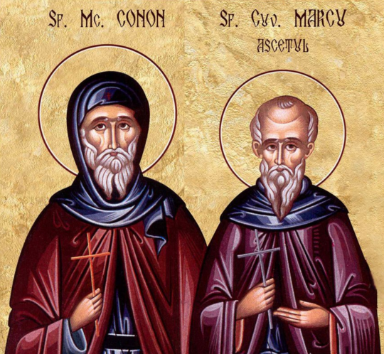 Sf. Mc. Conon din Isauria și Sf. Cuv. Marcu Pustnicul