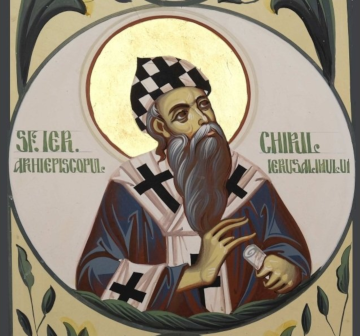 Sf. Ier. Chiril, arhiepiscopul Ierusalimului (Începutul Postului Sfintelor Paști. Zi aliturgică. Canonul Mare)