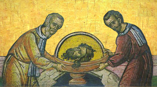 A treia aflare a capului Sf. Proroc Ioan Botezătorul