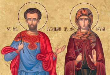 Sf. Mc. Luchilian, Ipatie și Paula fecioara
