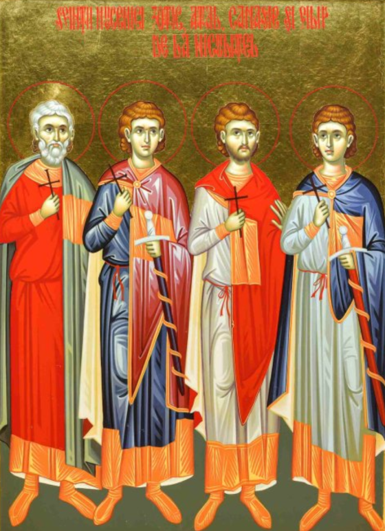 Sf. Mc. Zotic, Atal, Camasie și Filip de la Niculițel