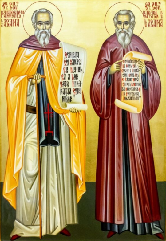 Sf. Cuv. Rafael și Partenie, de la Agapia Veche
