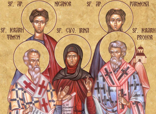 Sf. Ap. și Diaconi: Prohor, Nicanor, Timon și Parmena
