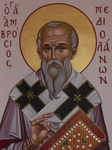 Sf. Ier. Ambrozie, episcopul Mediolanului